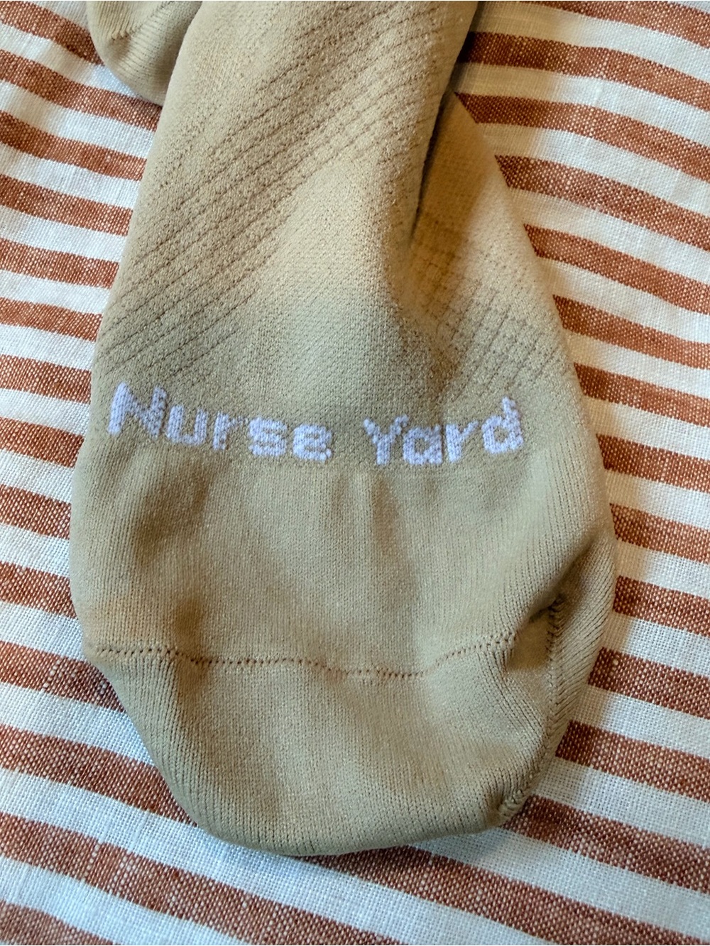 Beige Women's Nursing Socks